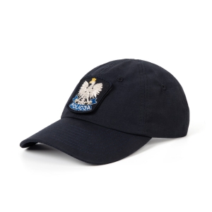Czapka służbowa POLICJA z daszkiem –  z perforacją ripstop Cordura Nyco 