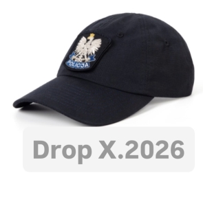 Czapka służbowa POLICJA z daszkiem – ripstop Cordura Nyco
